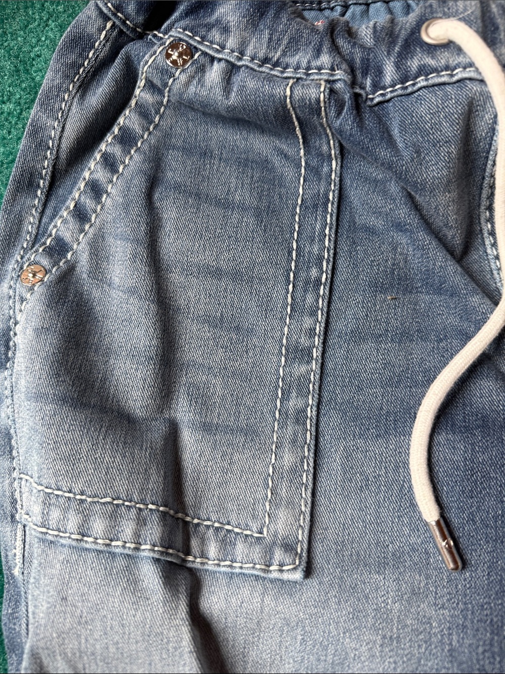 True Religion Bobbi Baggy Jeans Sz 24 - Picture 5 of 7
